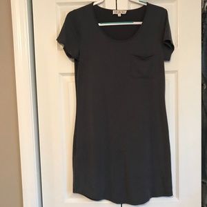 Pink Rose - Modal Pocket Tshirt Dress